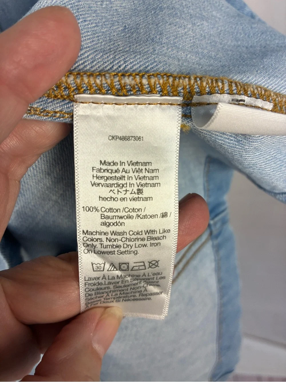 Madewell A-Line Sleeveless Mini Dress in Light Chambray S - Picture 8 of 9